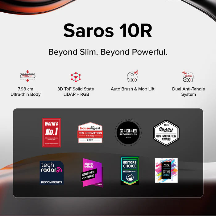 Roborock Saros 10R - Robot Vacuum with Multifunctional Dock
