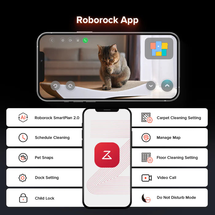 Roborock Saros 10R - Robot Vacuum with Multifunctional Dock